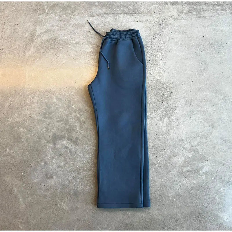 Oversized Minimalist Blue Jogger