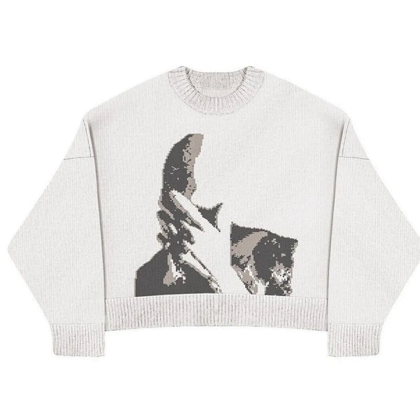 Retro Knitted Sweater