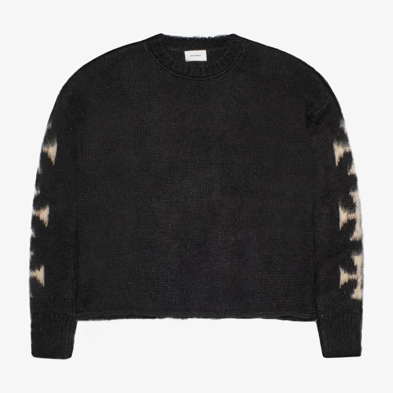 STREEZY™ Distressed Knitted Sweater